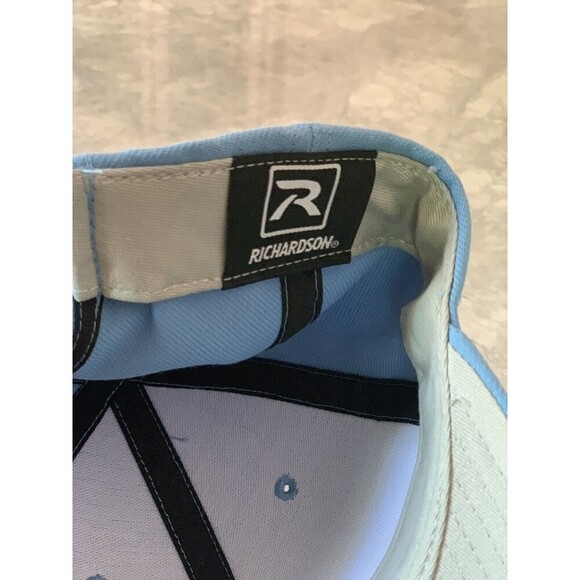Richardson PRO 514 Med Lg Stretch Flex Fit Baseball Cap Hat Blue EUC - Picture 6 of 6